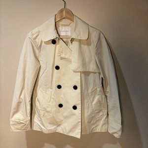 Everlane Swing Trench Classic Coat - Small, Ivory - image 1